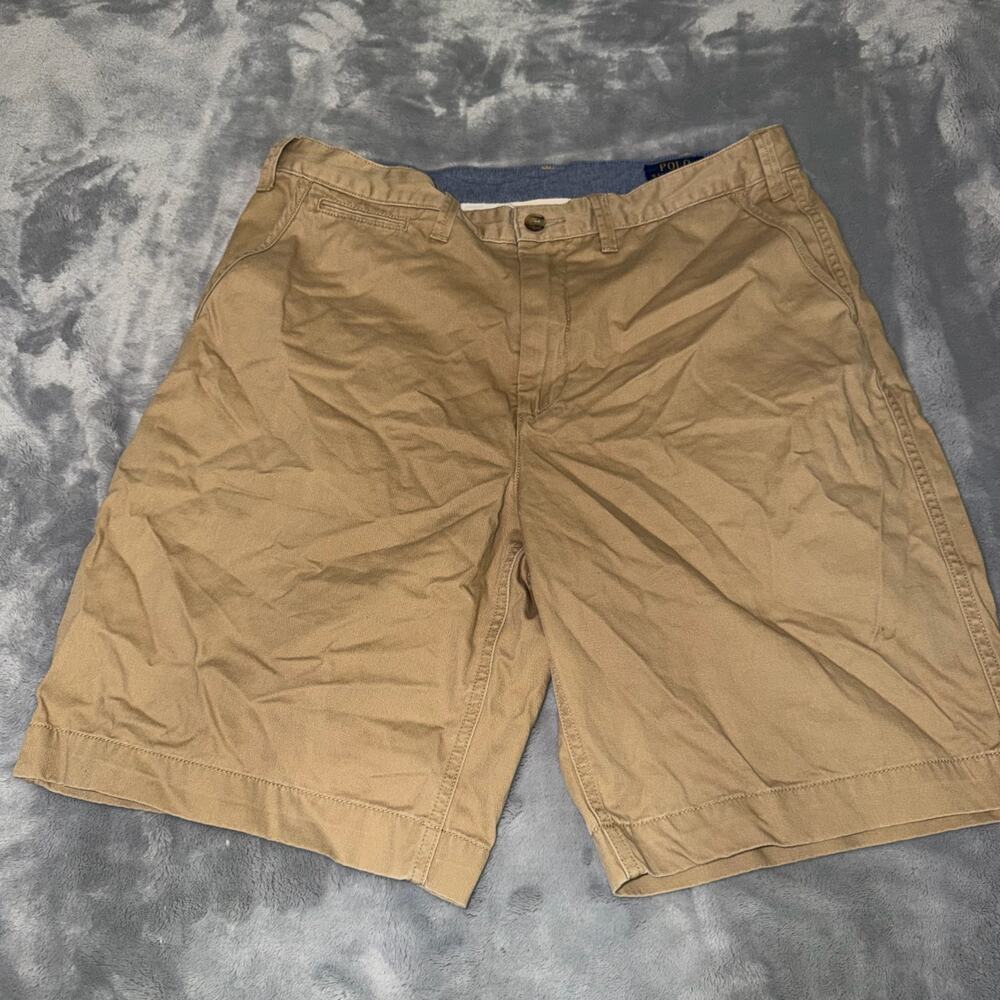Polo Ralph Lauren Khaki Chino Shorts Men’s 34 Relaxed Fit